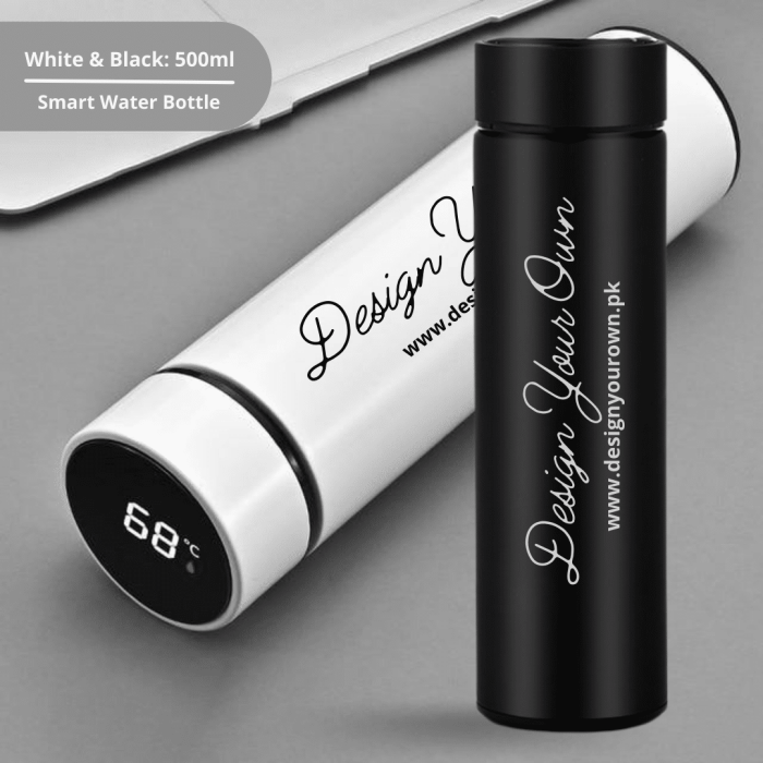 Customized Temperature Display Stainless Insulated Water Bottle – Personalized with Name or Logo