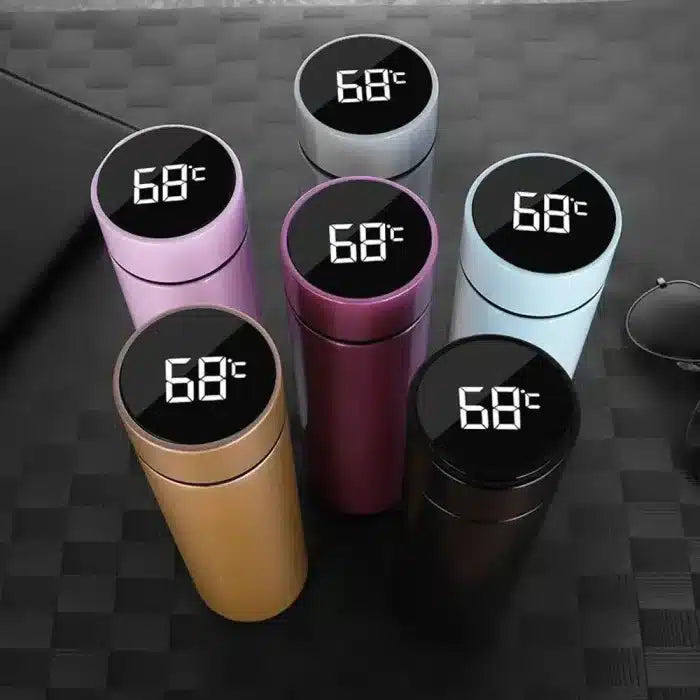 Customized Temperature Display Stainless Insulated Water Bottle – Personalized with Name or Logo